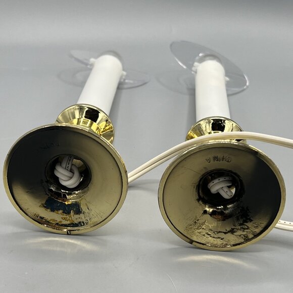 2 Electric Window Christmas Candle Lights Halo w/ Sensors Dusk to Dawn Plug-In - Picture 5 of 9